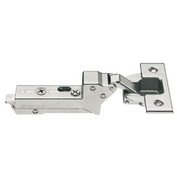 Tiomos 110 Deg Inset Soft Close Click-on Hinge For Doors 16 - 24 mm Thick Standard finish