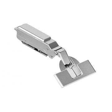 Tiomos 120 Deg Overlay Soft Close Click-on Hinge For Doors 16 - 24 mm Thick