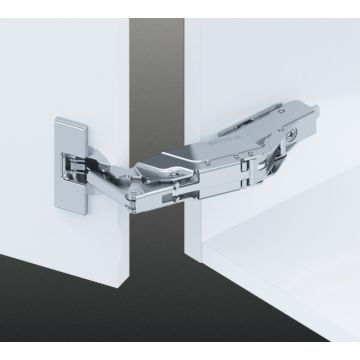 Tiomos 160 Deg Overlay & Inset Soft Close Click-on Hinge For Doors 16 - 32 mm Thick Standard finish