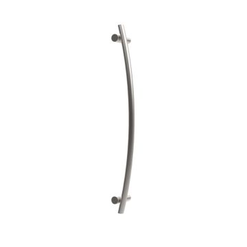 SDS Premium Curve Pull Handle 19 x 350 mm Polished Stainless Steel