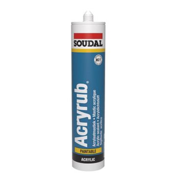 White Acrylic Sealant Decorators Caulk Paintable Waterproof  310 ml