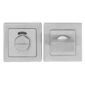 Square Thumbturn & Indicator Release Satin Stainless Steel
