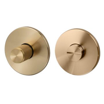 B & P Linear Privacy WC Thumbturn and Emergency Release (Satin Brass Unlacquered)