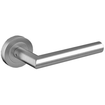 Rhodos lever handle Polished Stainless Steel