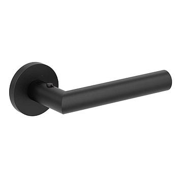 Lucia Professional Door Handles on Round Rose - Right Hand