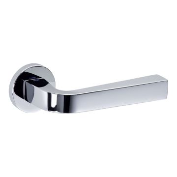 Touch 134 Lever Handle on Round Rose