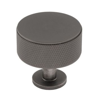 K-T Knurled Cabinet Knob 35 mm (Antique Brass Lacquered)