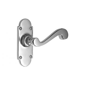 Constable Flatline Lever Handle on Latch Plate 113 mm