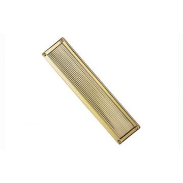 Queen Anne Reeded Finger Plate 305 x 70 mm