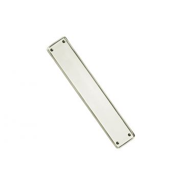 Ornate Finger Plate 305 x 57 mm Polished Brass Lacquered