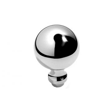Profile Spherical Mortice Knob 45 mm  Polished Brass Lacquered