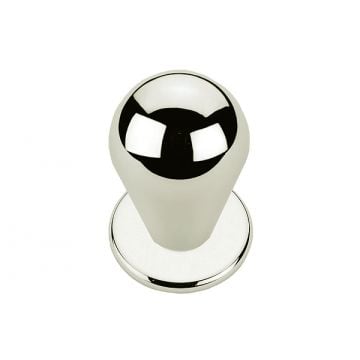Tear Drop Mortice Knobs 50 mm with Round Edge Concealed Fix Roses 54 mm Polished Brass Lacquered