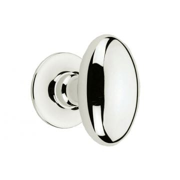 Oval Mortice Knobs 70 mm with Plain Concelaed Fix Roses 54 mm 