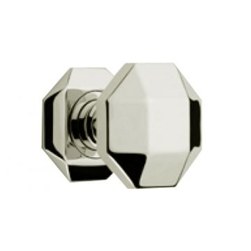Facetted Octagonal Knobs 53 mm 