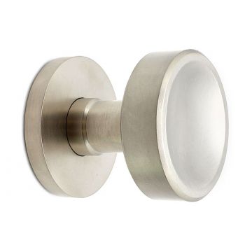 Raised Oval Mortice Door Knob 70 mm Concealed Fix Roses