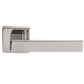Techna Lever on Square Rose  Polished Chrome Plate