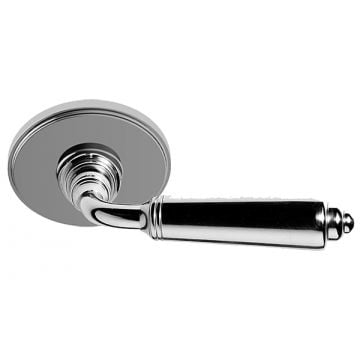 Profile Lever Handle 127 mm with Sprung Roses