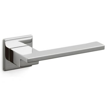 Living Square Rose Lever Super Satin Stainless Steel