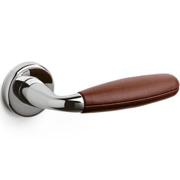 Club Leather Lever Handle