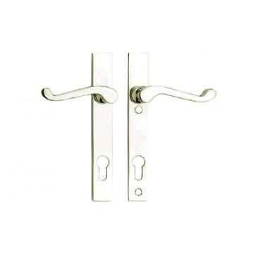 Scroll Lever Handle Left Hand 92 mm Centres