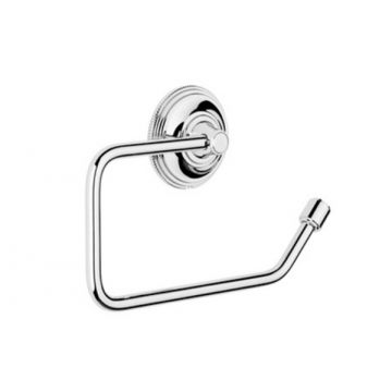 Style Moderne Toilet Roll Holder  Polished Brass Unlacquered