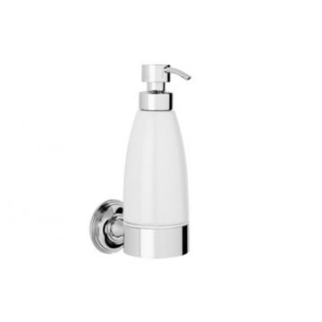 Samuel Heath Style Moderne White Ceramic Soap Dispenser