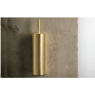 Xenon Wall Mounted Toilet Brush Holder Urban Brass Unlacquered