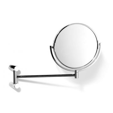 Xenon Pivotal Magnifying Mirror Matt Black Chrome