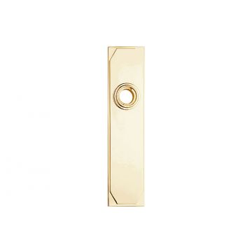 Olivia Rhodes CFBP161 Backplates 190 x 44 mm Only  Polished Brass Unlacquered