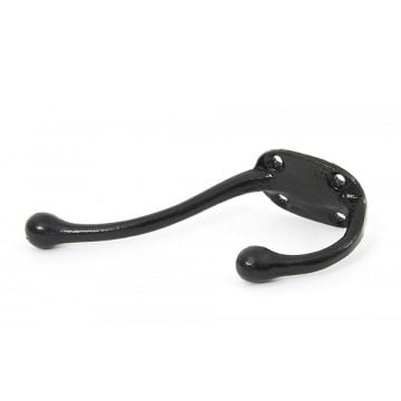 Albion Hat and Coat Hook Black