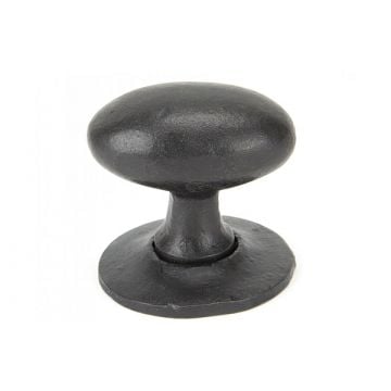 Albion Oval Mortice/Rim Knob External Beeswax 63 mm x 35 mm