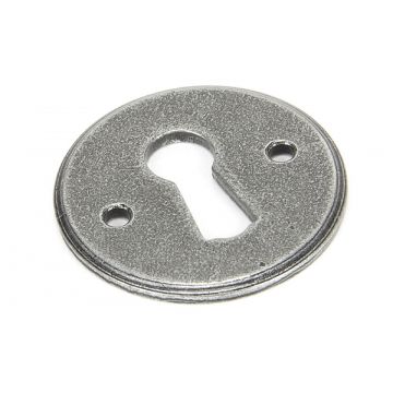 Albion Regency Round Escutcheon Pewter Patina 45 mm Pewter Patina Finish