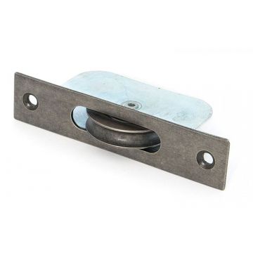 Albion Sash Window Pulley in Pewter Patina Finish Pewter Patina Finish