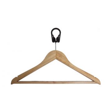 Anti Theft Hardwood Coat Hanger Standard finish