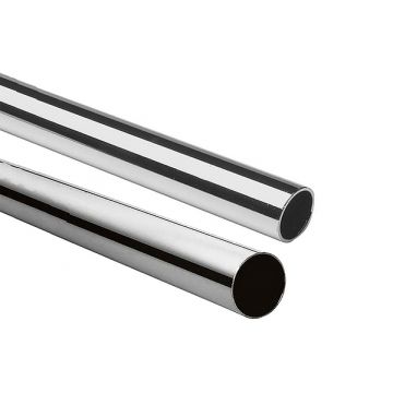 38 x 2000 mm Diameter Stainless Steel Bar Rail   Satin Stainless Steel