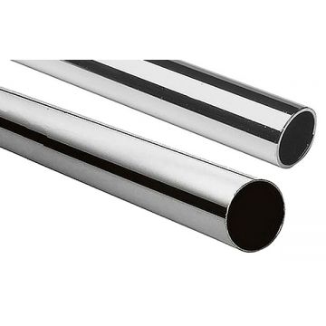 51 x 2000 mm Diameter Stainless Steel Bar Rail Satin Stainless Steel