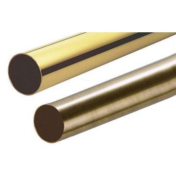 32 mm Round Solid Brass Rail 2000 mm