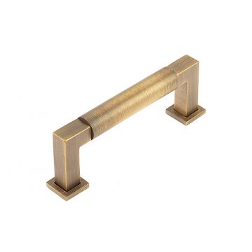 Thornton Cabinet Pull Handle 113 mm Antique Brass Lacquered