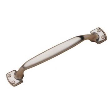 Shaker Pull Handle with 96 mm Fixing Centres Satin Nickel Plate