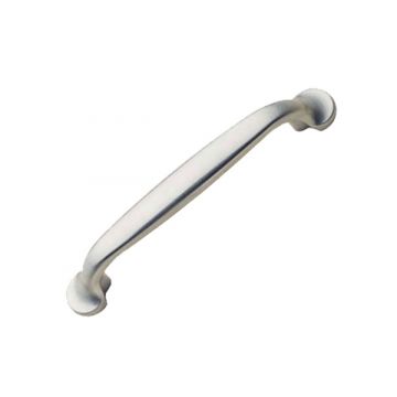 Round End Bow Handle 128 mm Satin Nickel Plate
