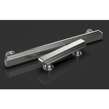 Amr Cabinet Handle 240 mm Satin Brass Waxed