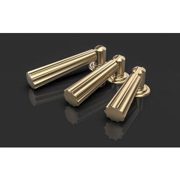 Ren Cabinet Handle 40 mm Polished Brass Waxed
