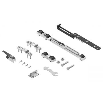 Saheco SF-A90 Single Door Fitting Set Max.90 kg with One Soft Close Standard finish