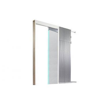Portman Glass Tall Sgl Door 1300-1500mm Max. Height 2700mm c/w Jambs & Seals Standard finish