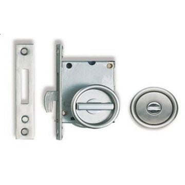 Inset Privacy Turn & Release with Lock for 28-40 mm Door