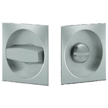 Inset Privacy Turn & Release with Lock for 40-50 mm Door