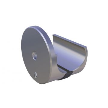 Standard Top Track Wall Fixing Bracket Satin Stainless Steel