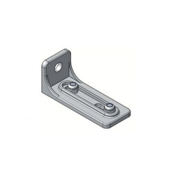 Soltaire Wall Fixing Double Run Bracket Satin Stainless Steel