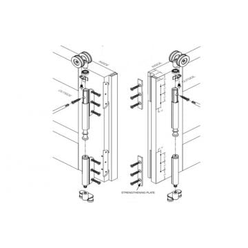 Securefold End Hangers and Guides for Rebated Meeting Stiles