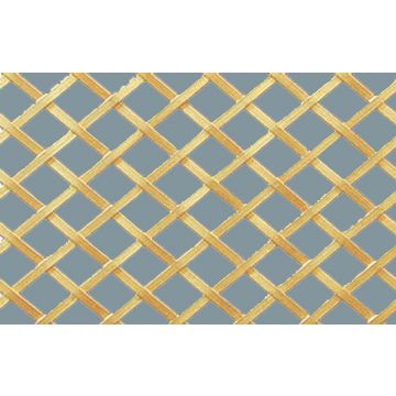 Woven Grille 3 mm Wire 10 mm Diamond Satin Stainless Steel